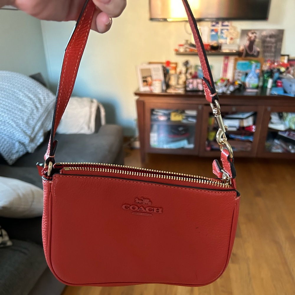 Coach mini bag barely used
